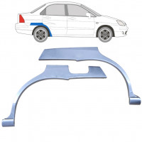 Panneau de réparation arc d'aile arrière pour Suzuki Liana 2001-2007 / Gauche+Droit / Ensemble 9223