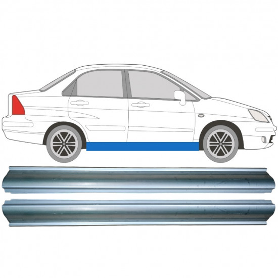 Réparation bas de caisse pour Suzuki Liana 2001-2007 / Ensemble 11339