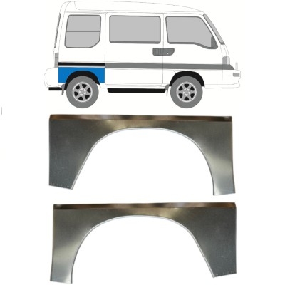 Panneau de réparation arc d'aile arrière pour Subaru Libero 1983-1998 / Gauche+Droit / Ensemble 15051