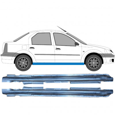 Panneau de réparation du seuil pour Dacia Logan 2004-2009 / Gauche+Droit / Ensemble 6466