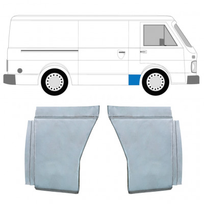 Panneau de réparation inférieur de l'aile avant pour Volkswagen LT 1975-1996 / Gauche+Droit / Ensemble 9972