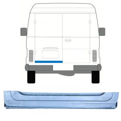 Panneau de réparation de porte arrière extérieur pour Volkswagen LT 1975-1996 / Gauche 7955