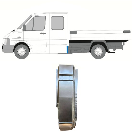 Panneau de réparation coin pour Volkswagen LT 1996-2005 / Gauche 16595