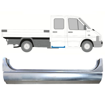 Panneau de réparation du seuil des portes arrières pour Volkswagen LT 1996-2005 / Gauche = Droite (symétrique) 16390