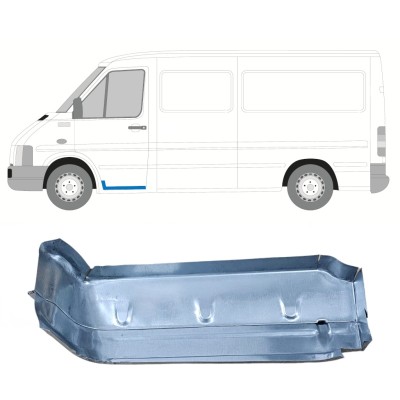 Panneau de réparation de porte avant intérieur pour Volkswagen LT 1996-2005 / Gauche 16605