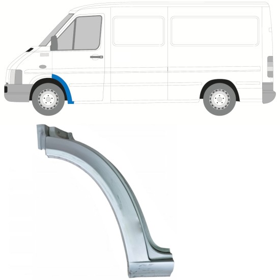 Panneau de réparation de l’aile avant pour Volkswagen LT 1996-2005 / Gauche 16564