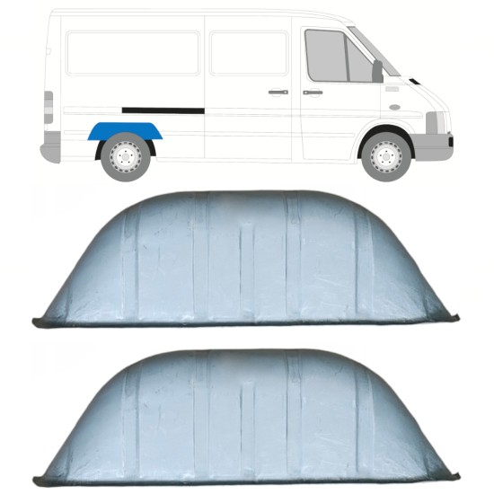 Passage de roue intérieur arrière pour Volkswagen LT 1996-2005 / Gauche = Droite (symétrique) / Ensemble 14151