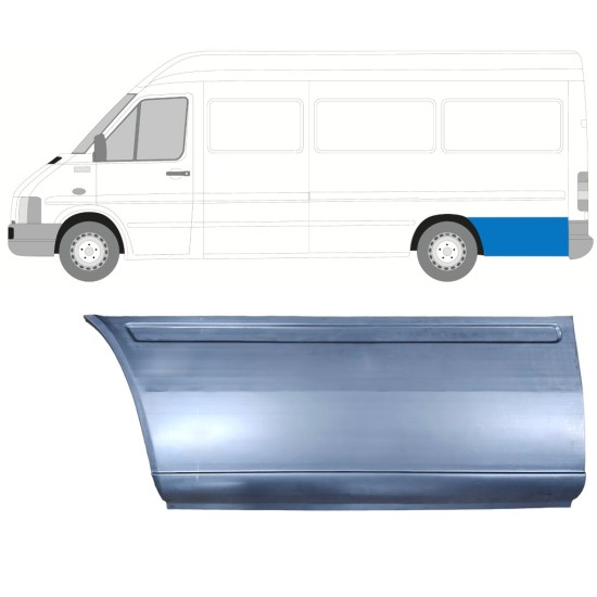 Panneau de réparation arc d'aile arrière pour Volkswagen LT 1996-2005 / Gauche 13414
