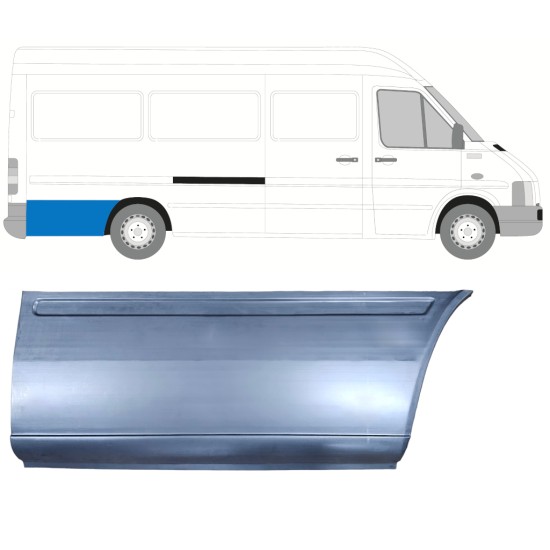 Panneau de réparation arc d'aile arrière pour Volkswagen LT 1996-2005 / Droite 13415