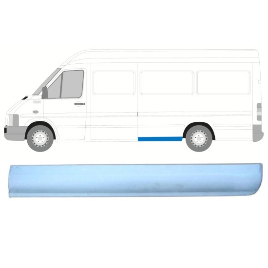 Panneau de réparation partie avant de l'aile arrière pour Volkswagen LT 1996-2005 / Gauche 13831