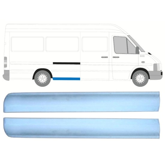 Panneau de réparation partie avant de l'aile arrière pour Volkswagen LT 1996-2005 / Gauche+Droit / Ensemble 16547