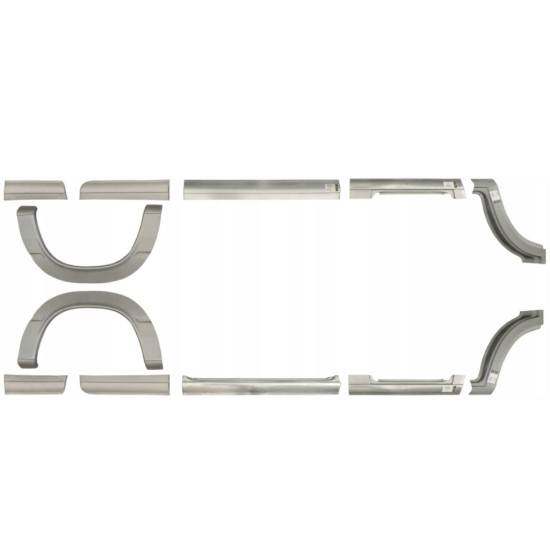 Ensemble de panneaux de réparation pour Volkswagen LT 1996-2005 / Gauche+Droit / 14388