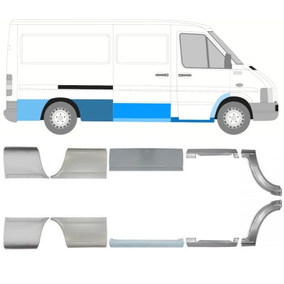 Ensemble de panneaux de réparation pour Volkswagen LT 1996-2005 / Gauche+Droit 16612