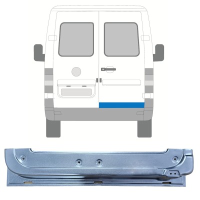 Panneau de réparation de porte arrière pour Volkswagen LT 1996-2005 / Droite 16591