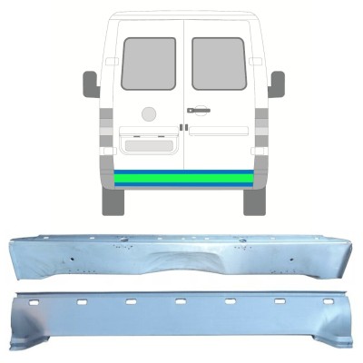 Panneau de réparation arrière pour Volkswagen LT 1996-2005 / Ensemble 14274