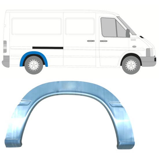 Panneau de réparation arc d'aile arrière