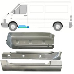 Réparation bas de caisse + aile + seuil de marche avant pour Volkswagen LT 1996-2005 / Gauche 16572