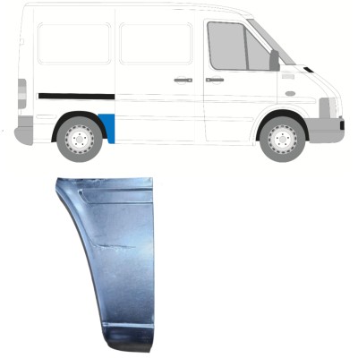 Panneau de réparation partie avant de l'aile arrière pour Volkswagen LT 1996-2005 / Droite 13436