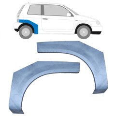 Panneau de réparation arc d'aile arrière pour Seat Arosa 1997-2004 / Gauche+Droit / Ensemble 14007