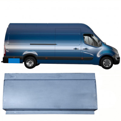 Panneau de réparation arc d'aile arrière pour Renault Master 2010- / Droite 9064