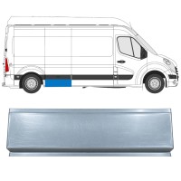 Panneau de réparation partie avant de l'aile arrière pour Renault Master 2010-2024 / Gauche = Droite (symétrique) 17293