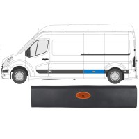 Moulure latérale avec lampe pour Opel Movano 2010-2021 / Gauche / Ensemble 13257