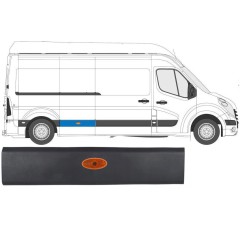 Moulure latérale avec lampe pour Renault Master 2010- / Droite / Ensemble 10548