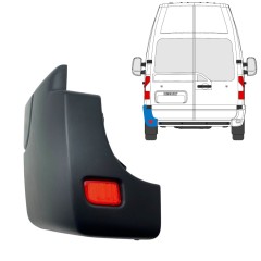 Coin du pare-chocs arrière + lampe réfléchissante pour Renault Master 2010-2024 / Gauche / Ensemble 17245