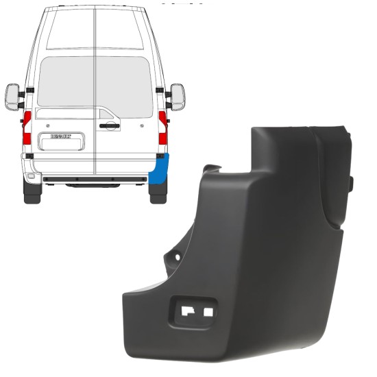 Coin du pare-chocs arrière pour Renault Master 2010-2024 / Droite 17237