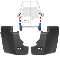 Coin du pare-chocs arrière pour Renault Master 2010-2024 / Gauche+Droit / Ensemble 17238
