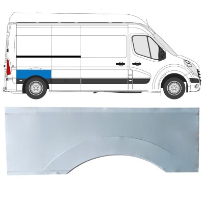 Panneau de réparation arc d'aile arrière pour Renault Master 2010- / Droite 16818