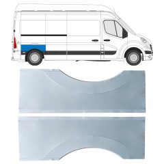 Panneau de réparation arc d'aile arrière pour Opel Movano 2010-2021 / Gauche+Droit 16823