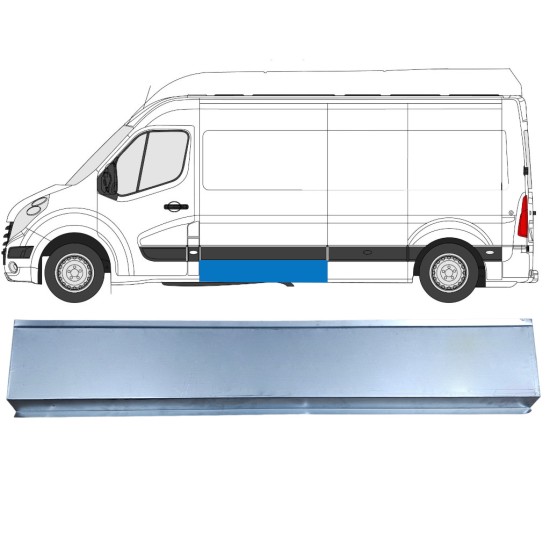 Panneau de réparation latéral pour Renault Master 2010- / Gauche 16791