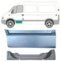 Panneau de réparation de porte avant intérieur + extérieur pour Opel Movano 1998-2010 / Gauche 16880