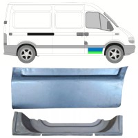 Panneau de réparation de porte avant intérieur + extérieur pour Opel Movano 1998-2010 / Droite 16878