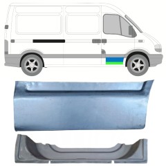 Panneau de réparation de porte avant intérieur + extérieur pour Opel Movano 1998-2010 / Droite 16878