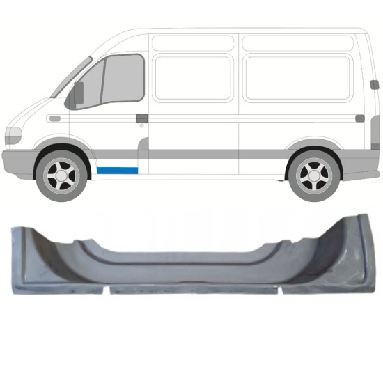Panneau de réparation de porte avant intérieur pour Renault Master 1998-2010 / Gauche 16862