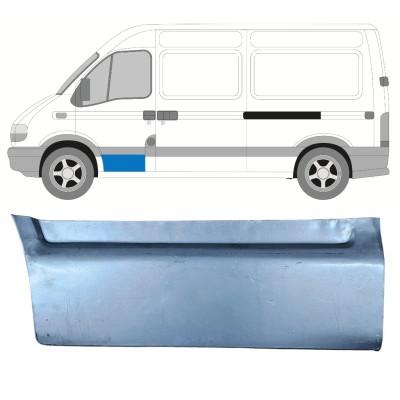 Panneau de réparation de porte avant pour Renault Master 1998-2010 / Gauche 16008