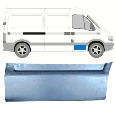 Panneau de réparation de porte avant pour Renault Master 1998-2010 / Droite 16007