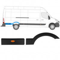 Moulure latérale arrière pour Renault Master 2010- / Droite / Ensemble 10922