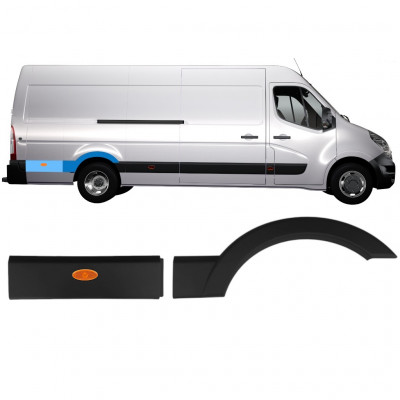 Moulure latérale arrière pour Renault Master 2010- / Droite / Ensemble 10922