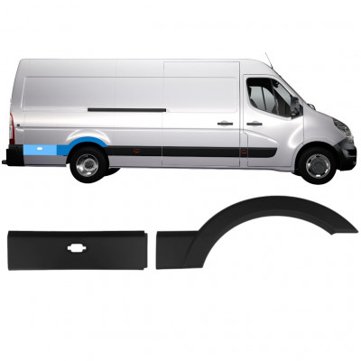 RENAULT MASTER 2010- MOULURE PANNEAU DE GARNITURE EXTRA LONGUES / SET / DROIT