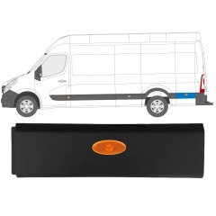 Moulure latérale arrière pour Opel Movano 2010-2021 / Gauche / Ensemble 13281
