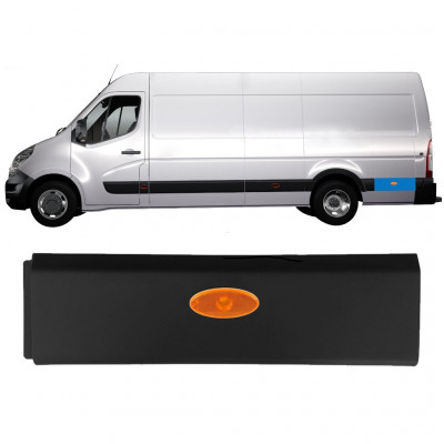 Moulure latérale arrière pour Renault Master 2010- / Gauche /  10919