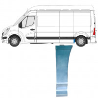 Panneau de réparation partie avant de l'aile arrière pour Renault Master 2010- / Gauche 12847