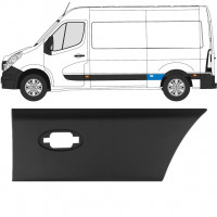 Moulure latérale de l'aile arrière avec lampe pour Renault Master 2010- / L2 / Gauche 10931