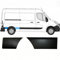 Ensemble de moulures pour Renault Master Opel Movano Nv 400 2010- / Droite /  8577