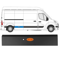 Moulure latérale PDC pour Opel Movano 2010-2021 / Droite / Ensemble 13274