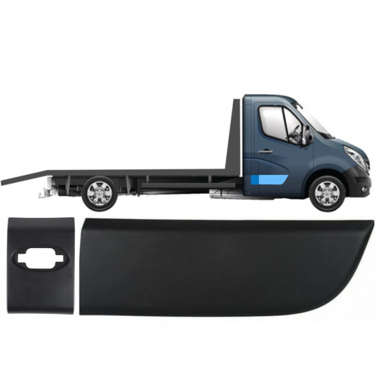 RENAULT MASTER 2010- MOULURE PANNEAU DE GARNITURE CABINE SIMPLE ENSEMBLE / DROIT