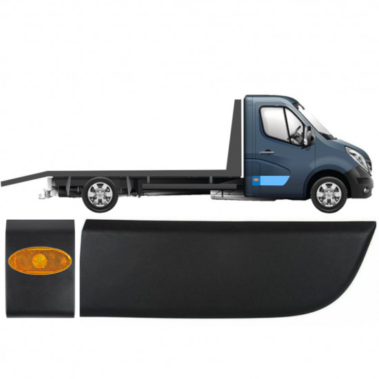 RENAULT MASTER 2010- MOULURE PANNEAU DE GARNITURE LAMPE CABINE SIMPLE SET / DROIT